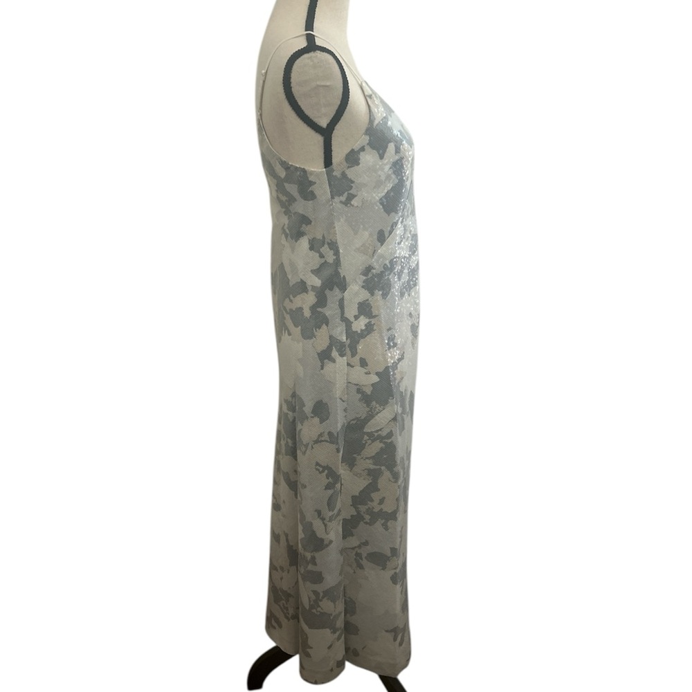 New sz 0 sequin camo spaghetti strap club Monaco cocktail dress lined. - Picture 4 of 16